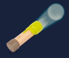 small foot Linterna y proyector 2 en 1 Discover