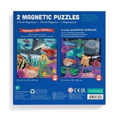 Mudpuppy Magnetisches Puzzle Tiefsee 2x20 Teile