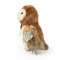 Rappa Coruja de pelúcia queimada 20 cm ECO-FRIENDLY
