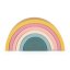 PETITE&MARS Siliconen vouwspeelgoed Rainbow Intense Oker 12m+