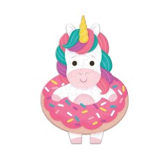 Puzzle Mudpuppy Licorne colorée parfumée 48 pièces