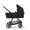 KINDERKRAFT Kinderwagen kombiniert 3 in 1 Newly Classic schwarz + Mink PRO
