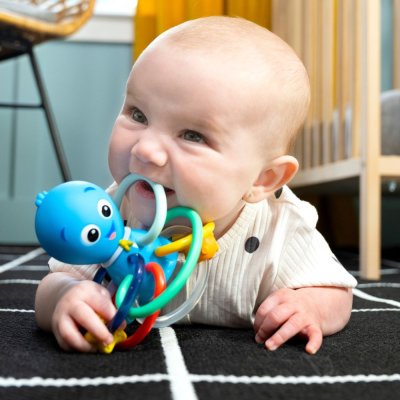 BABY EINSTEIN Anneau de dentition/hochet Opus's Shake & Soothe™ 0m+