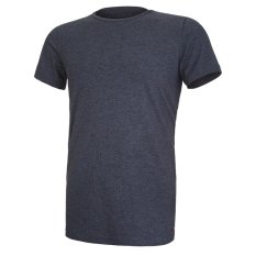 T-shirt da uomo MC sottile scollo a U Outlast® - mélange grigio scuro