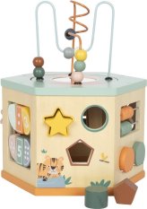 small foot Motorická kocka so 7 hracími plochami Safari