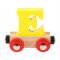 Bigjigs Rail Holz Eisenbahn Waggon - Buchstabe E