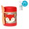 SKIP HOP Zoo Garrafa térmica para alimentos com colher/garfo Raposa 325 ml, 3+ + AQUAINT 500 ml