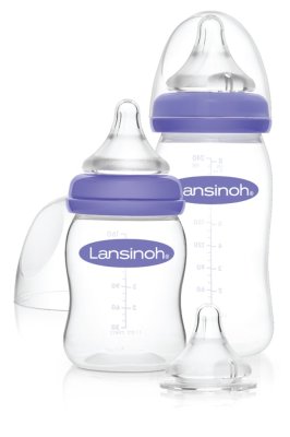 LANSINOH Set Starterflaschen (160 ml, 240 ml, S, M, L)