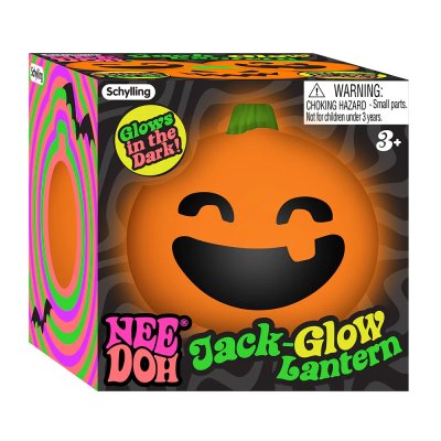 Schylling NeeDoh Zucca di Halloween che si illumina al buio
