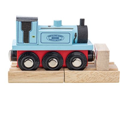 Bigjigs Rail Holzzug Terrier blau