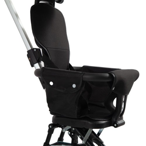 Potovalni otroški voziček - Črn
