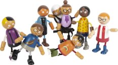 small foot Biegepuppen Familie mit Kind