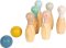 small foot Jogo de Bowling de Madeira Garden Buddies