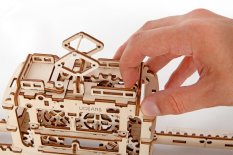 Ugears 3D Wooden Mechanical Puzzle Cable Car with Rails