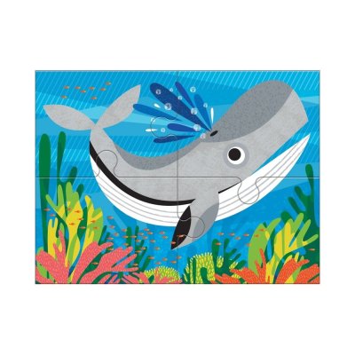 Mudpuppy Puzzle Ocean zestaw 4 w 1