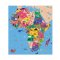 Puzzle géographique Mudpuppy Carte d'Afrique 70 pièces