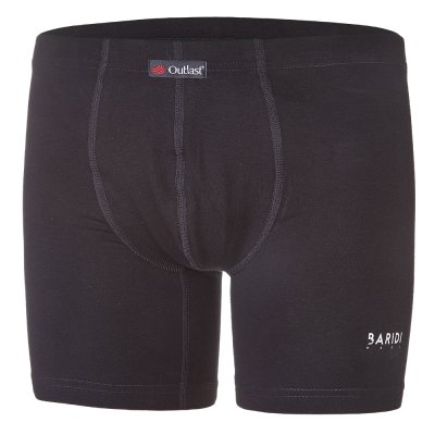 Moške boksarice tanke ploski šiv Outlast® - črna