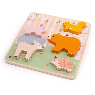 Bigjigs Baby Holzpuzzle Wald