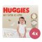 4x HUGGIES® Extra Care 5 jednorazowych pieluszek (12-17 kg) 28 szt