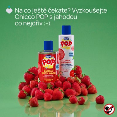 CHICCO Żel pod prysznic Pop Strawberry candy 300ml