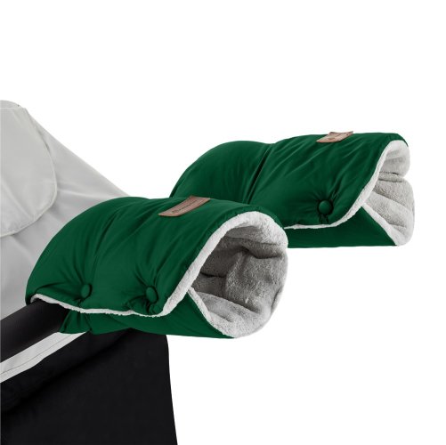Σετ χειμερινής τσάντας PETITE&MARS Jibot 3in1 + γάντια καροτσιού Jasie Juicy Green