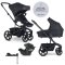 EASYWALKER SET Kinderwagen 4in1 Harvey⁵ Midnight Black LITE RWS +CYBEX Aton B2 i-Size, Basis