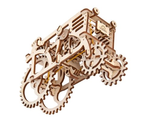 Ugears Puzzle 3D de madeira mecânico Trator
