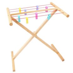 Bigjigs Toys Wäscheständer aus Holz