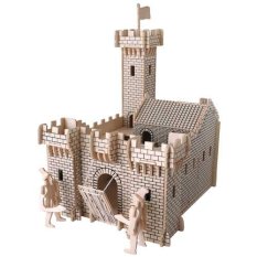 Woodcraft Drewniane puzzle 3D zamek I