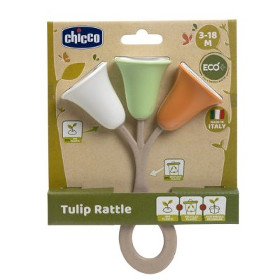 CHICCO Hochet Tulipe Eco+ 3m+