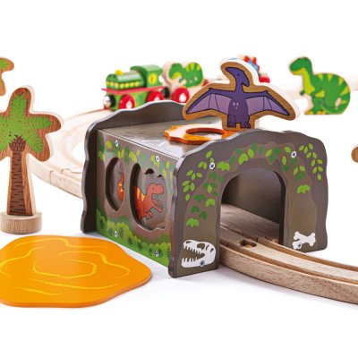 Bigjigs Rail Tunel Dinozaura T. Rex