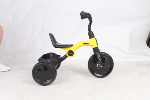 QPLAY Rowerek Trójkołowy Ant Yellow, wiek 2-6 lat