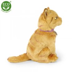 Rappa Plyšová mačka ryšavá 25 cm ECO-FRIENDLY