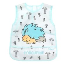 BABYONO Bavetă lavabilă Porcupine 24m+, 33x40 cm