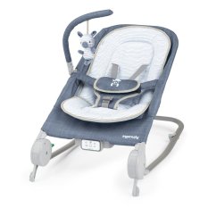 INGENUITY Massagestoel trilt met Happy Belly™ Rock-to-Bounce melodie - Chambray 0m+ tot 9kg