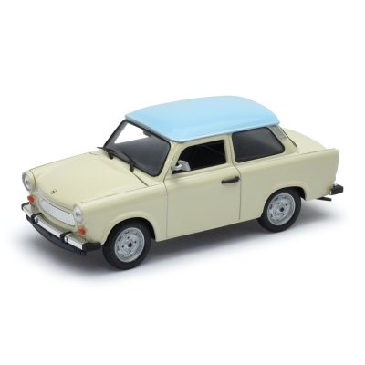 Welly Trabant 601 1:24 beżowy z niebieskim dachem