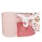 Doudou Conjunto Presente Coelhinho Feliz manta e boneco de dormir rosa