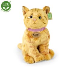 Rappa Pluszowy kot rudy 25 cm ECO-FRIENDLY