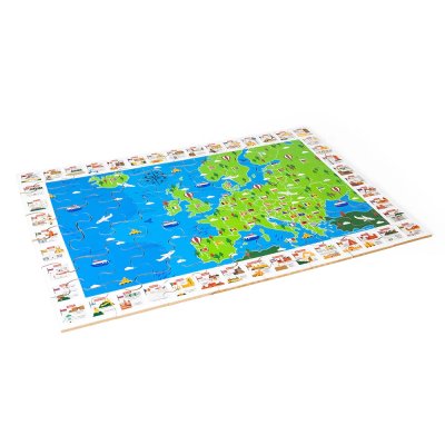 Bigjigs Toys Puzzle Europejskie zabytki