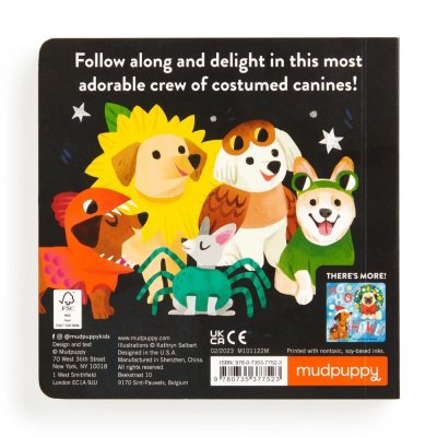 Mudpuppy Livro Festa de Halloween com Cães