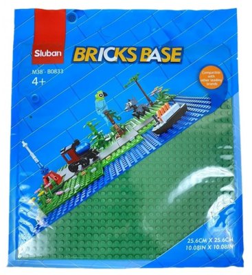 Sluban Bricks Base M38-B0833C Plaque de base 32x32 verte