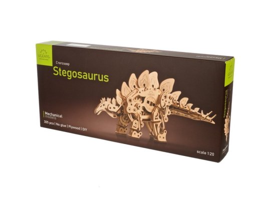 Ugears 3D Holzmechanik Puzzle Stegosaurus