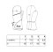Rękawice z jednym palcem softshell STRETCH Outlast® - czarny-haft szary