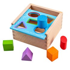 Bigjigs Toys Scatola Incastri con Forme