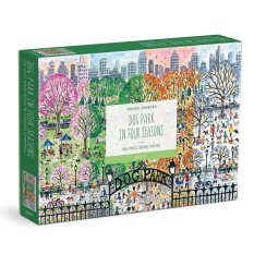 Galison Puzzle en bois Parc à chiens 4 saisons 250 pièces