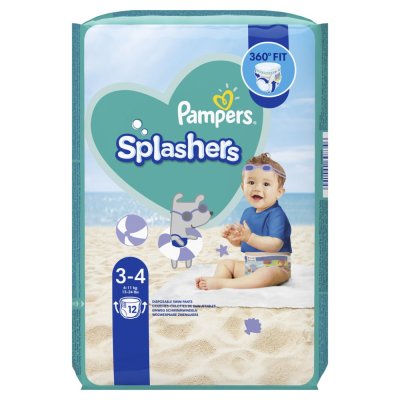 PAMPERS Splashers wasserdichte Windelhöschen Größe 3 (12 Stück) 6-11 kg