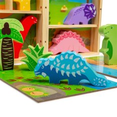 Bigjigs Toys Boîte de jeu dinosaures
