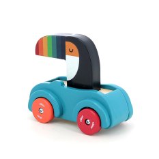 Vilac Träbil med tuta Tukan