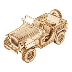 RoboTime Puzzle 3D de madeira Jipe Militar
