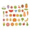 Bigjigs Toys Magnesy owoce i warzywa